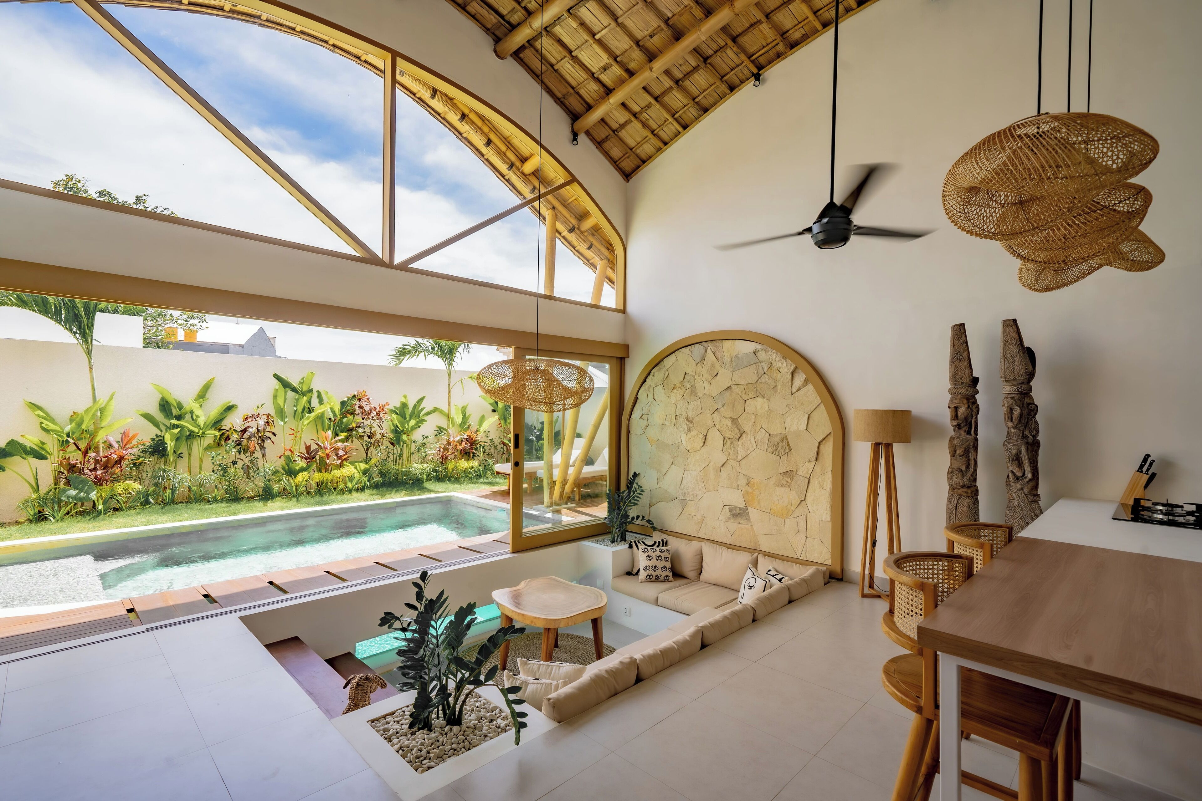 Villa, 2 Bedrooms, Private Pool, Pool View | Living area