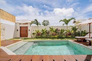 Villa, 2 Bedrooms, Private Pool, Pool View | View from room - Villa Madi (Kerobokan)