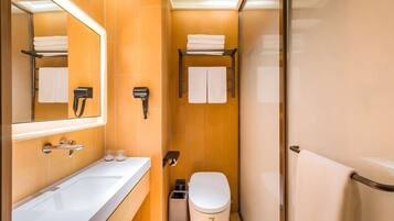 Tøfler, håndklær, såpe og sjampo