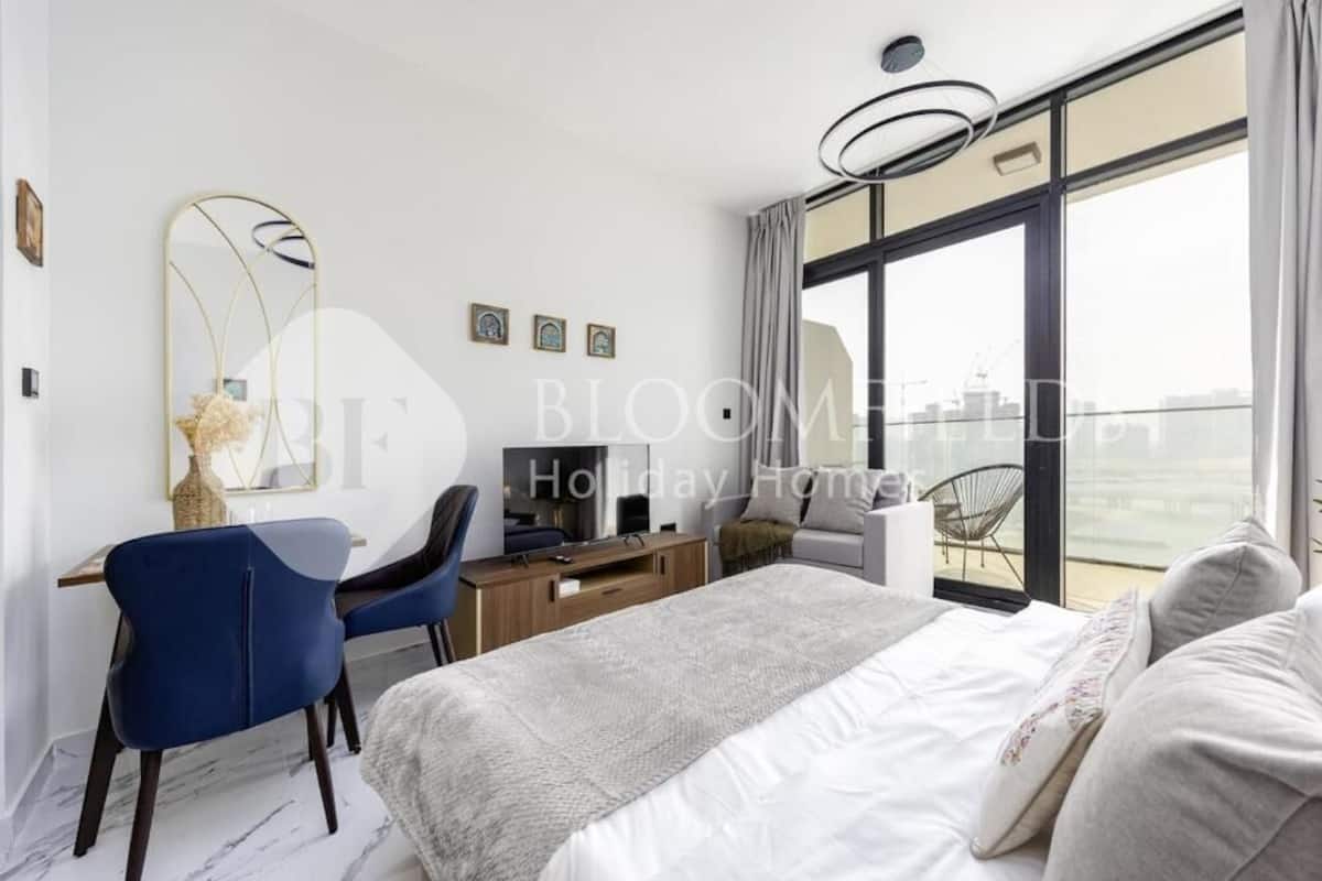 公寓, 阳台, 海景