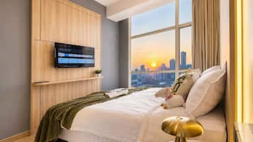 Apartment, 2 Bedrooms, City View | Iron/ironing board, free WiFi