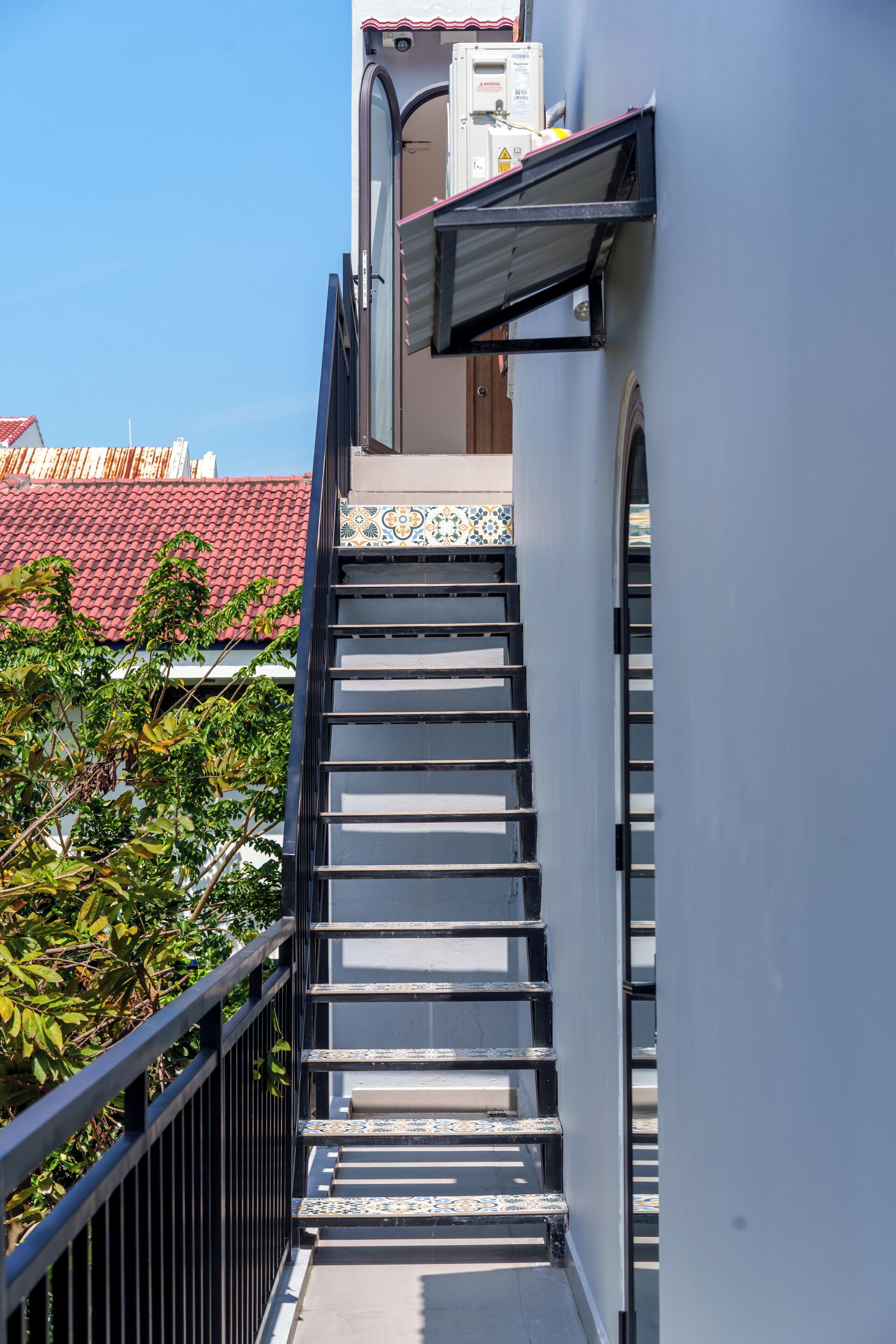 Dobbeltrom for 1 person – deluxe, balkong, hageutsikt | Terrasse/patio