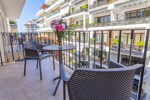 Outdoor dining - 1 bedroom condo in the heart of Zona Romantica! 1BD Condo for rent in Old Town, (Puerto Vallarta)