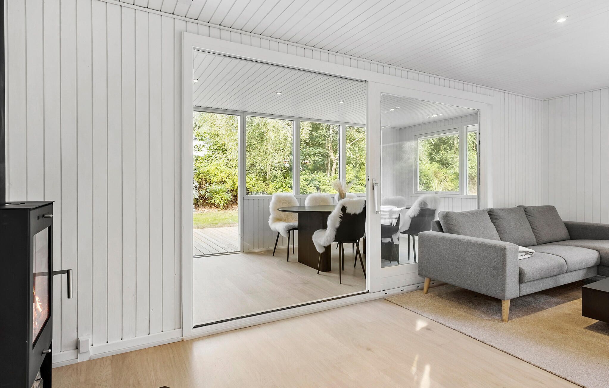 Televisor intel·ligent i llar de foc 