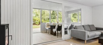 Nice home in Farsø with house a panoramic view