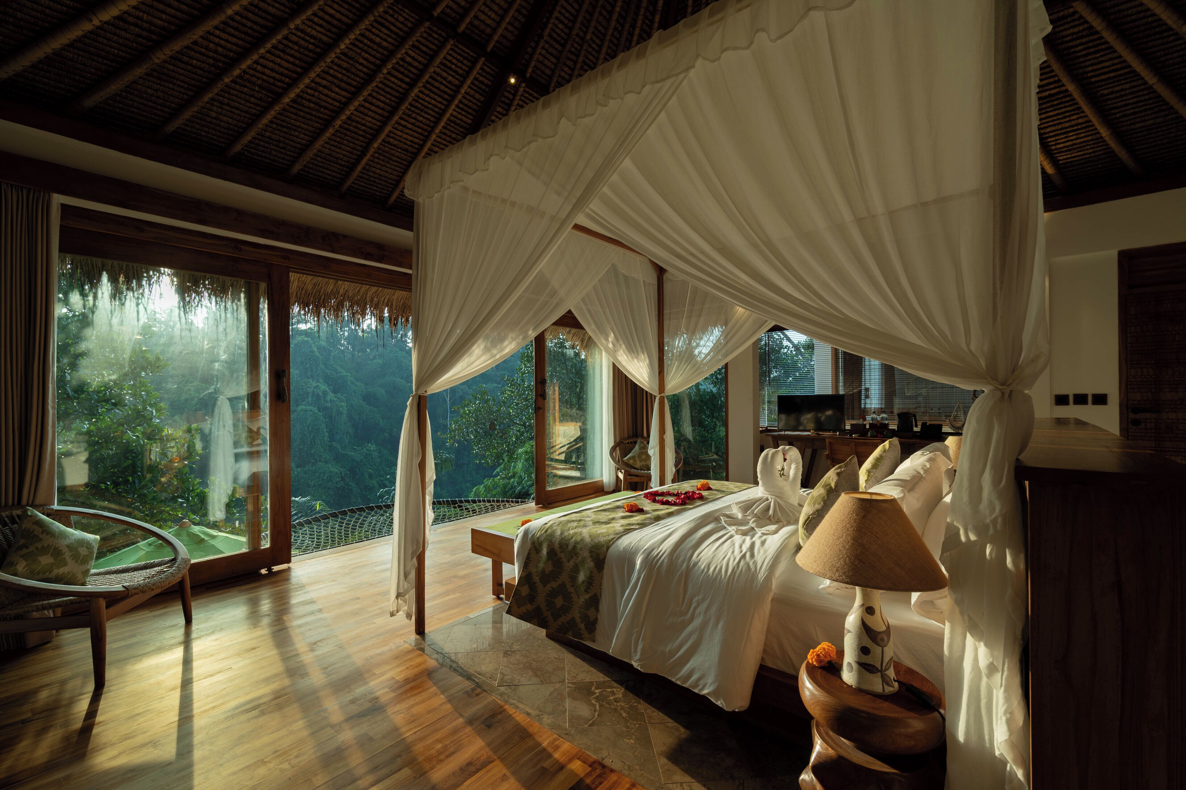 Family Villa, Private Pool, Valley View | Premium bedding, pillowtop beds, minibar, in-room safe