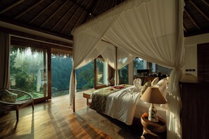 家庭别墅, 私人游泳池, 山谷景观 | 高档床上用品、加厚床垫、迷你吧、客房内保险箱