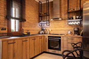 Private kitchen - Porto Thea Alexandra Shared Pool (Afytos)