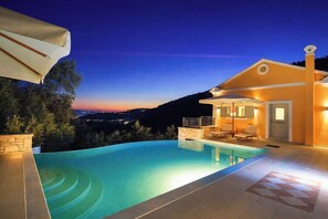 Pool - Villa Twenty Two -  a stunning hillside villa (Corfu)