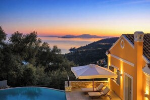 Pool - Villa Twenty Two -  a stunning hillside villa (Corfu)