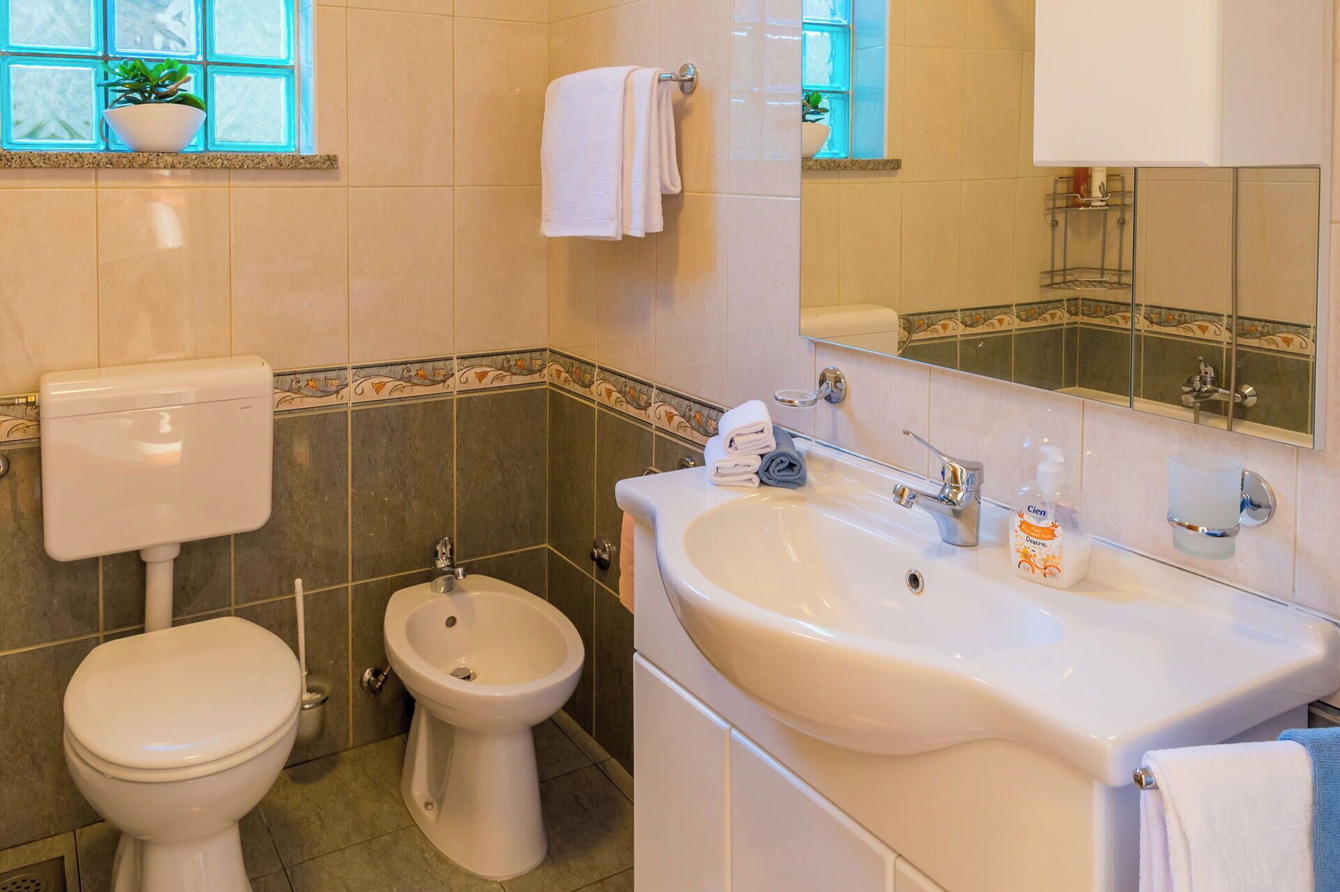 Douche, séchoir à cheveux, bidet