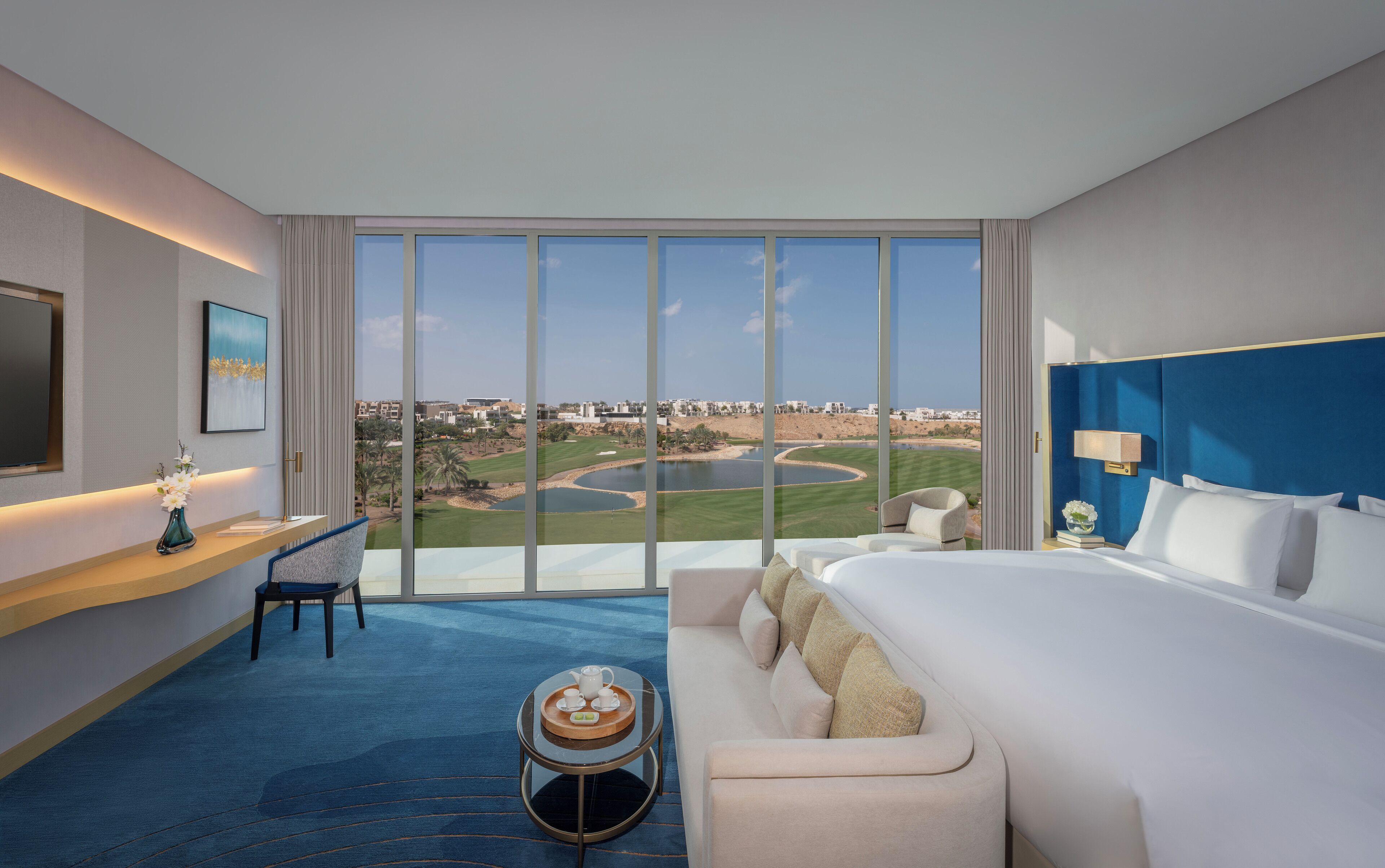 Junior Suite, Balcony, Golf View | Minibar, blackout curtains, iron/ironing board, rollaway beds