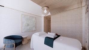 Tratamentos corporais, aromaterapia, massagens musculares profundas