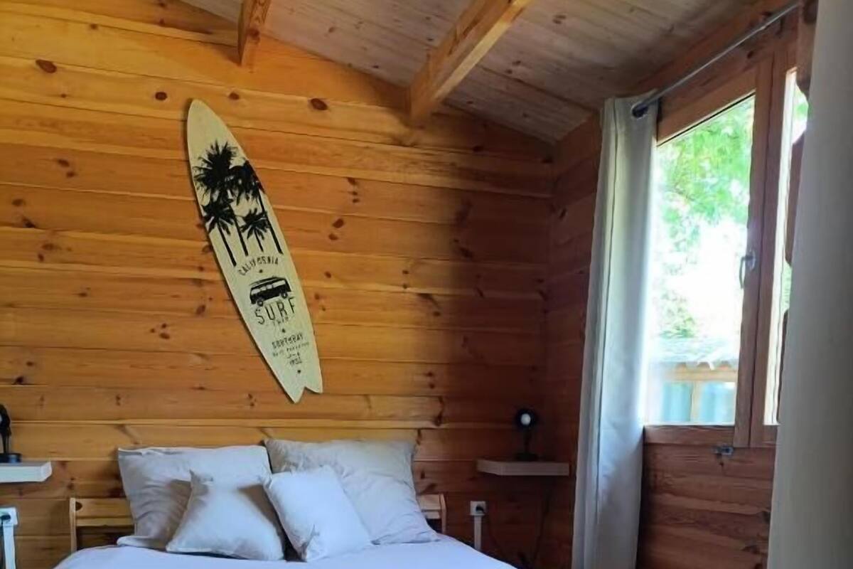 Comfort chalet, huisdieren toegestaan, uitzicht op meer | Gratis wifi