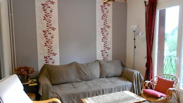 Een televisie en videogames