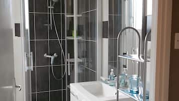 Shower, hair dryer