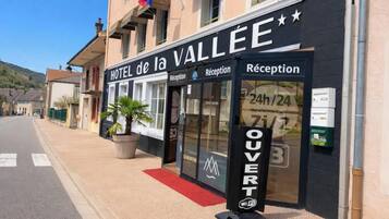 Majoituspaikan julkisivu