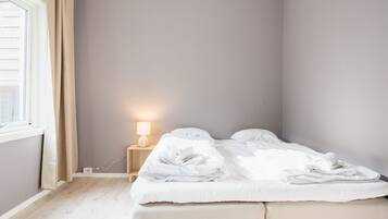 Kamar Double | Meja kerja, ruang kerja ramah laptop, dan setrika/meja setrika