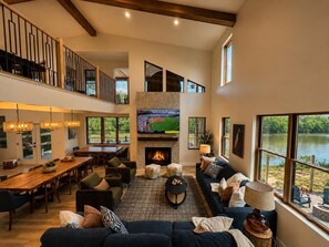 Smart TV, fireplace, offices