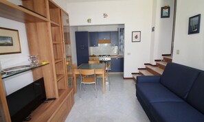 Villa, 2 Bedrooms, Patio, Garden View | Living room - Villa 500mt From the Beach (Lignano Sabbiadoro)
