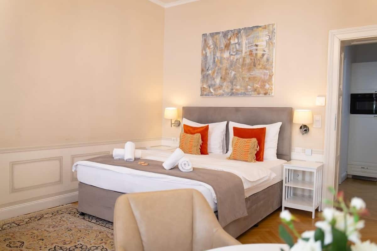 III/24 Apartment with 1 bedroom | Langsir/tirai gelap terus, seterika/papan seterika, Wi-fi percuma 