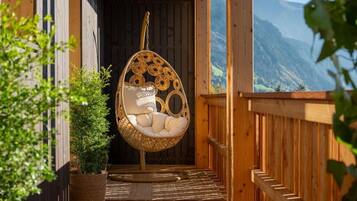 Leilighet – panorama, balkong, fjellutsikt | Overnattingsstedets uteområder