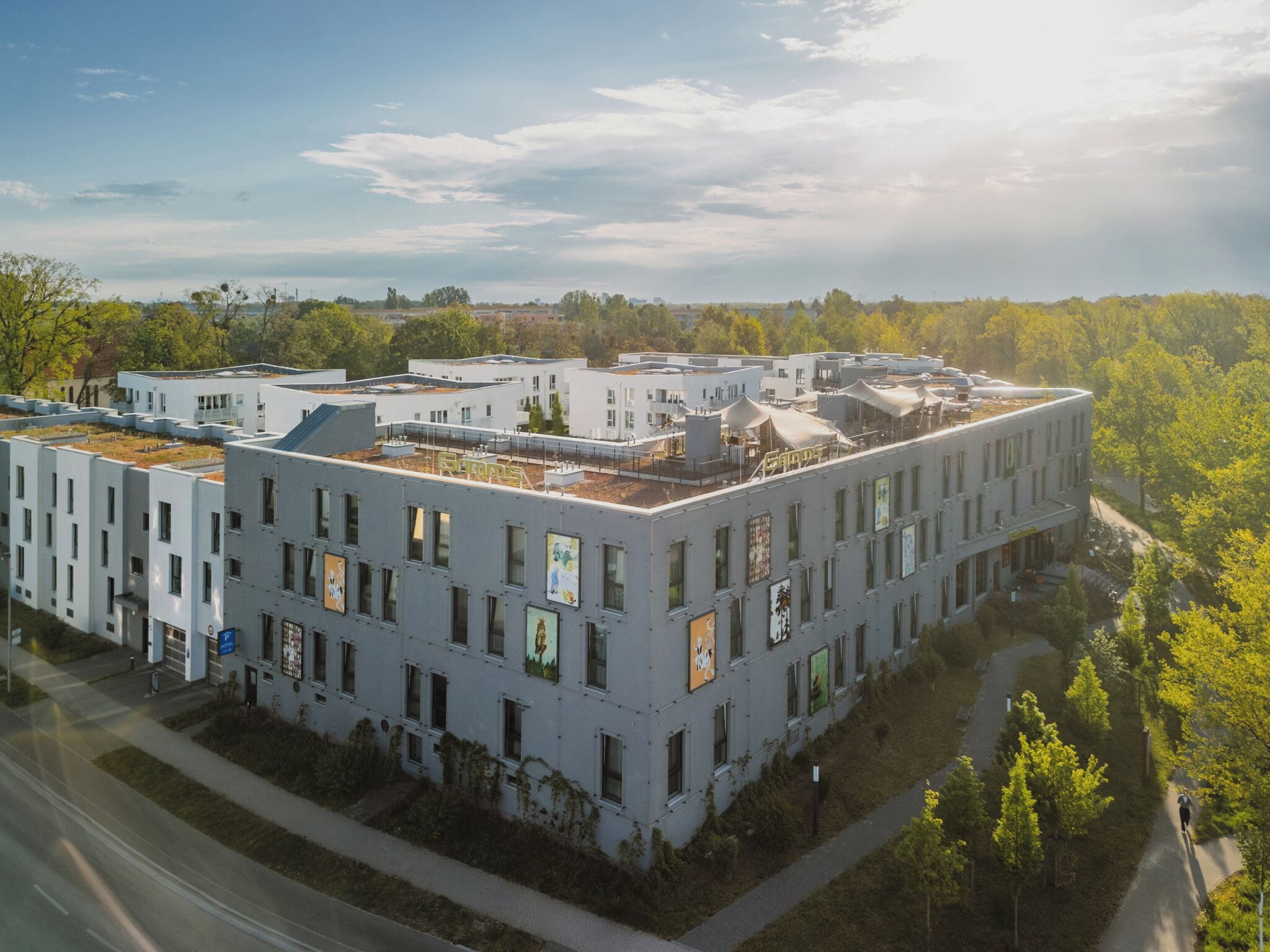 Fassade der Unterkunft