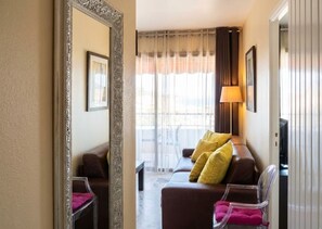 Living area - Modern 1-Bed apartment by La Croisette Large Terrace Private Parking & Air Con (Cannes)
