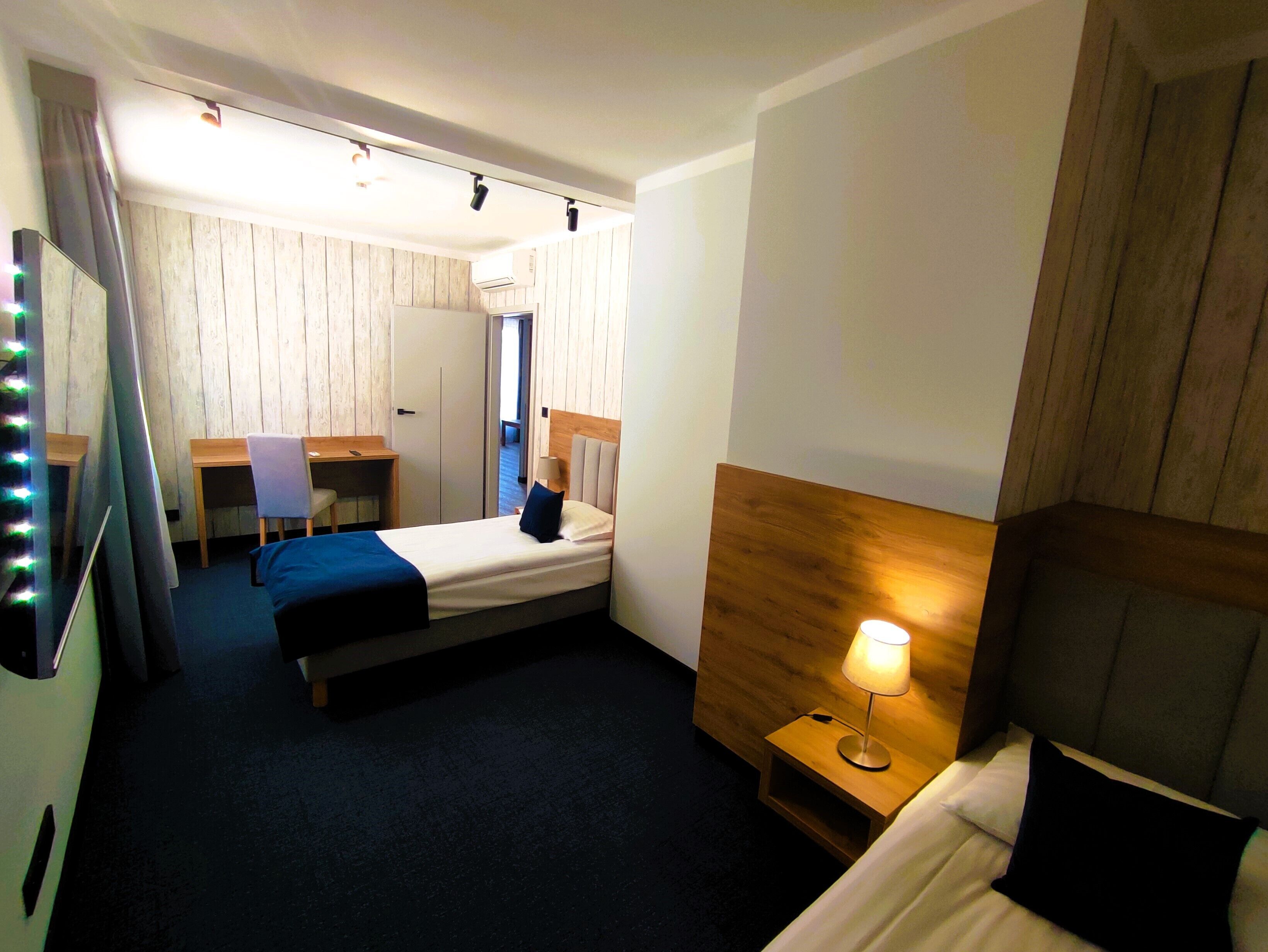 Individually furnished, desk, laptop workspace, soundproofing