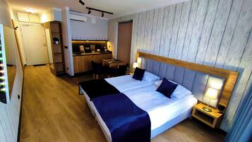 (209) Mini Studio Apartment | Individually furnished, desk, laptop workspace, soundproofing