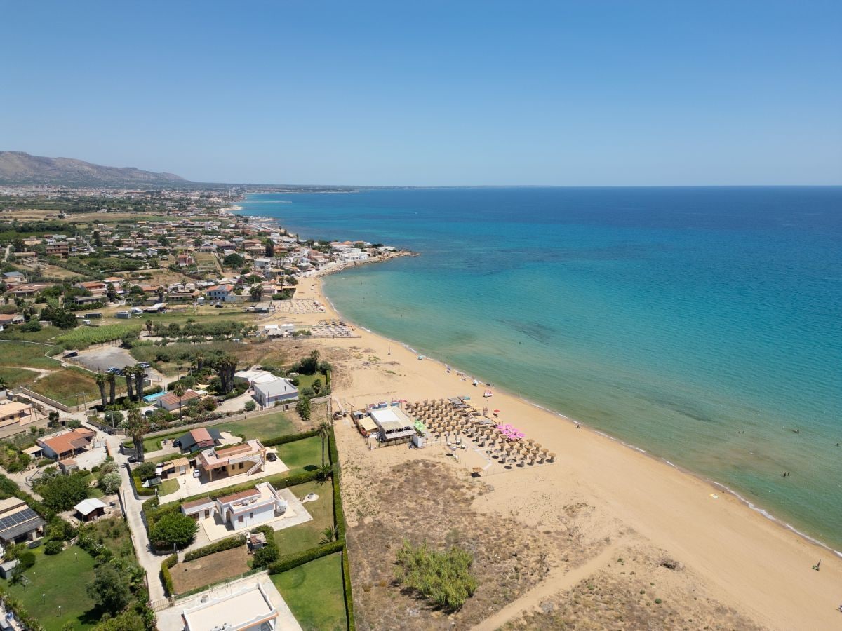 Vista a la playa o el mar