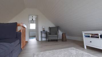 TV, caminetto, impianto stereo