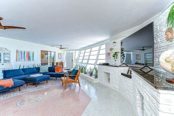 Interior - Bright Mid-Century Retreat | Heated Pool & Hot Tub (St. Petersburg)