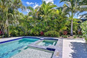 Pool - Bright Mid-Century Retreat | Heated Pool & Hot Tub (St. Petersburg)