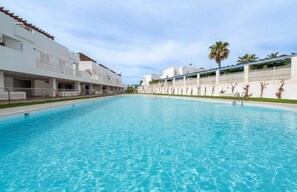 Outdoor pool - Frontline Mojacar Beach • 3BR - Terrace & Sea Views (AN)