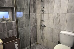 Secador de pelo, toallas, jabón, papel higiénico