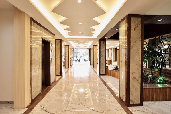 Interior entrance
