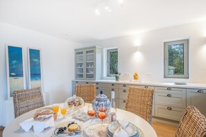Villa, Pool View | Private kitchen - Villa Oliva with Private Pool by Konnect (Kato Korakiana)