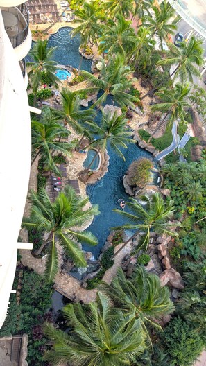 Pool - Two 2BR Condos @ Hilton Lagoon Tower (Honolulu)