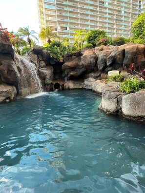 Pool - Two 2BR Condos @ Hilton Lagoon Tower (Honolulu)