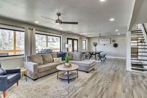 House (6 Bedrooms) | Interior - Private Dock & Theater Room: Lake Ozark Luxury (Lake Ozark)