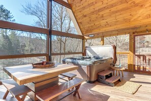 House (3 Bedrooms) | Interior - Riverfront, Hot Tub! Coosawattee River Resort Home (Ellijay)