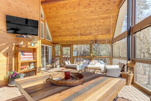 House (3 Bedrooms) | Interior - Riverfront, Hot Tub! Coosawattee River Resort Home (Ellijay)