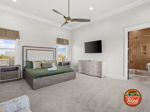 6 bedrooms, desk, iron/ironing board, free WiFi