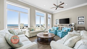 TV - Beautiful Large Beach Front Property W/ Private Pool - 6 Br 5.5 Ba (Gulf Shores)