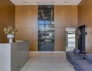 Lobby - New Premium Apartment with Fiber WiFi • Home Office • Manaíra Oceanfront • Pool (João Pessoa)