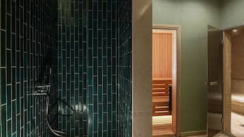 Sauna, baño turco, 4 salas de tratamientos, masajes