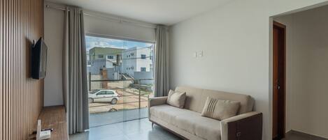 Basic Apartment | Living area | 32-inch Smart TV with digital channels