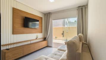 Basic Apartment | Living area | 32-inch Smart TV with digital channels