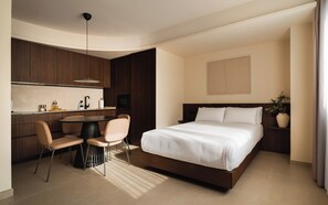 Estudio, 1 cama doble con sofá cama | Cocina privada | Frigorífico, microondas, horno y placa de cocina